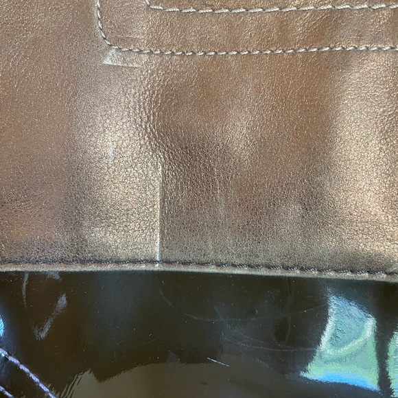 Vintage COACH # HO5J-8F69 Patchwork Tote Shoulder Bag Satchel Handbag - Picture 5 of 5